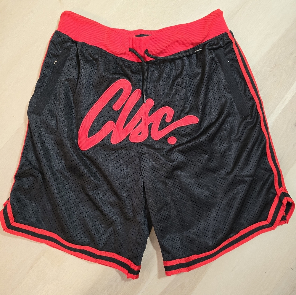 Clsc Men’s Gym Shorts black red size Large